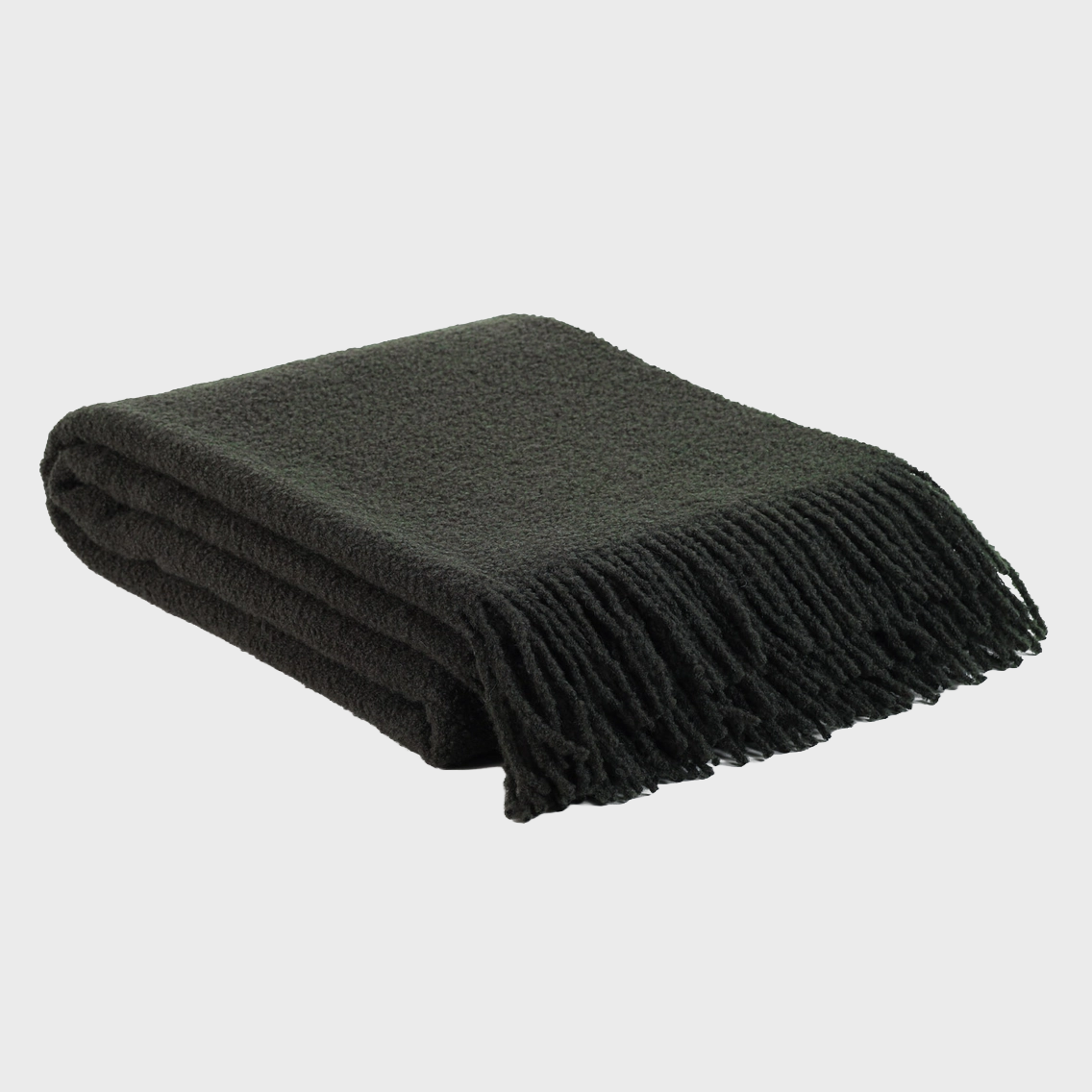 Wool Bouclé Throw Blanket Paris