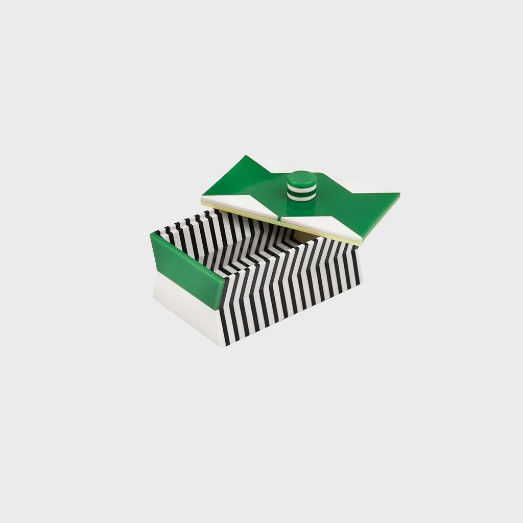 ALleGRia Zigzag Box Green Petite