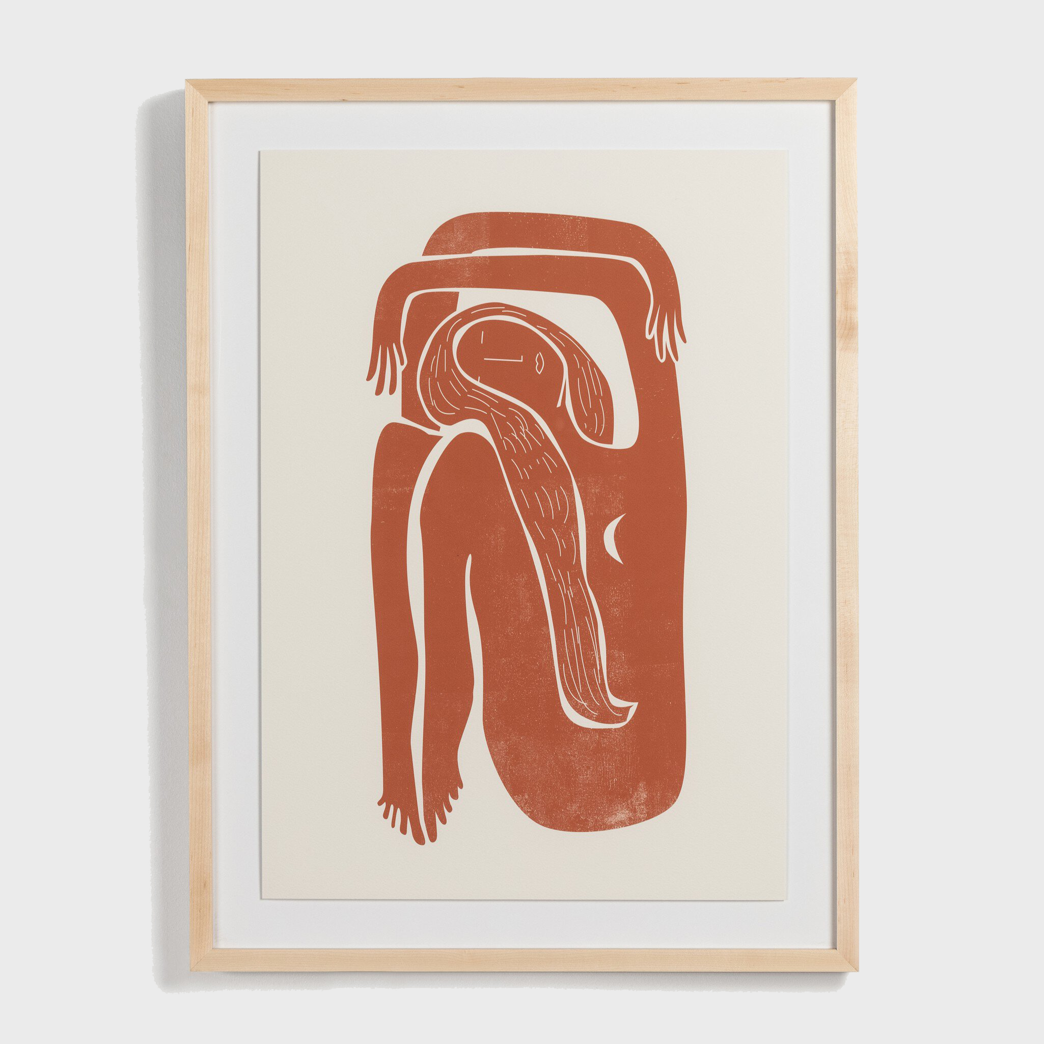 Moon River Terracotta by Roseanne Kenny