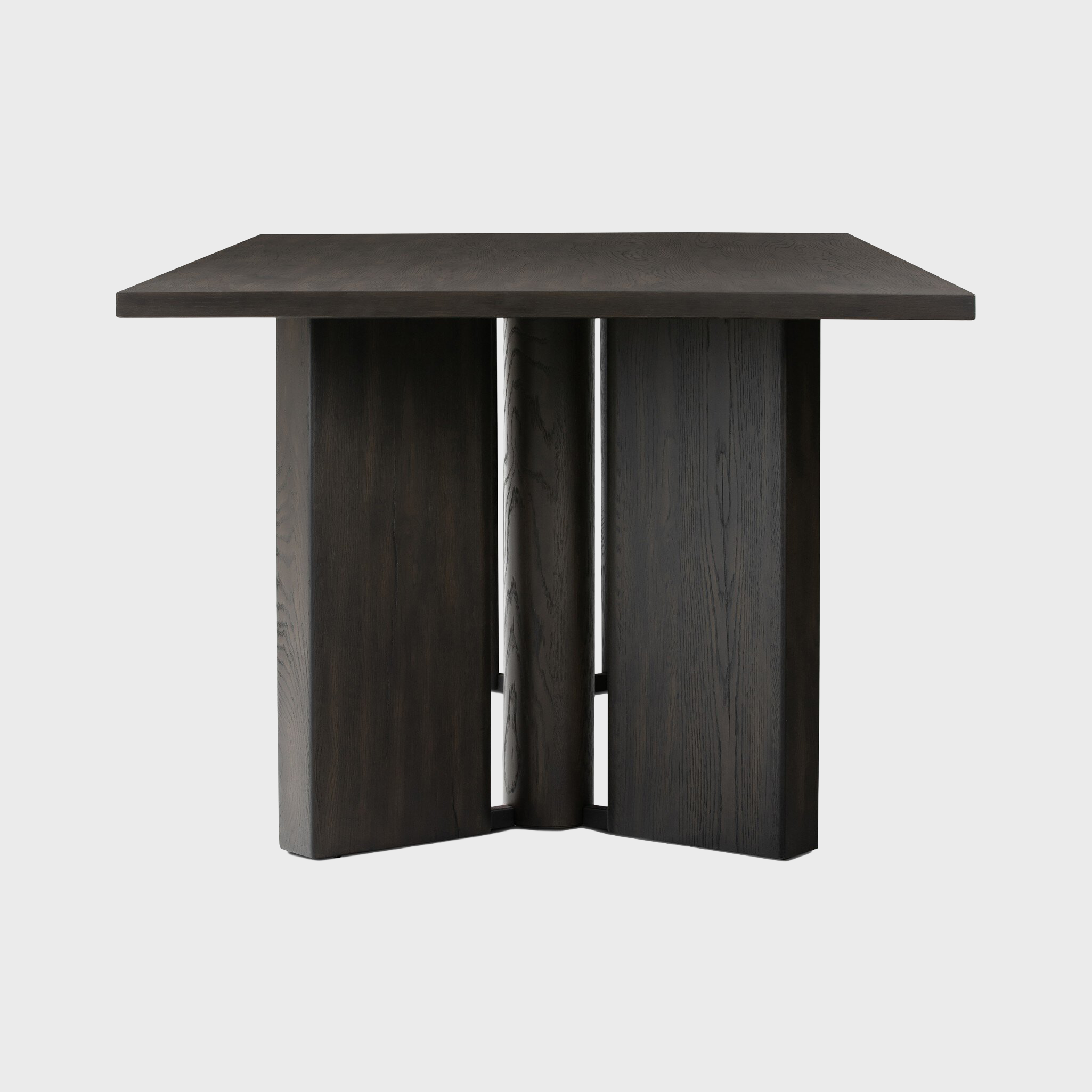 100" Huxley Dining Table Smoked Black Veneer