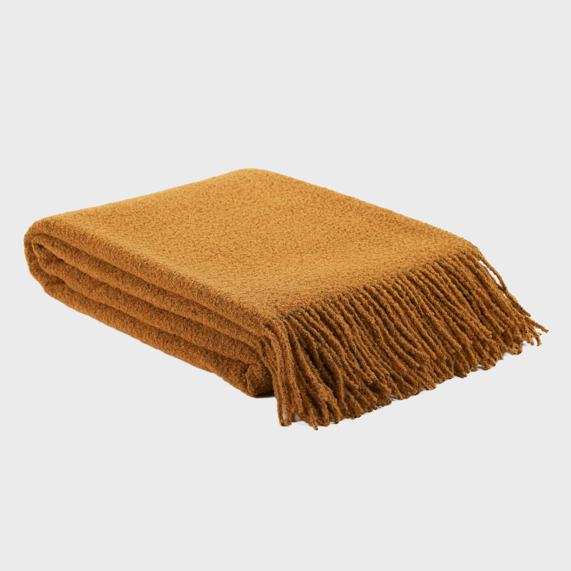 Wool Bouclé Throw Blanket Paris