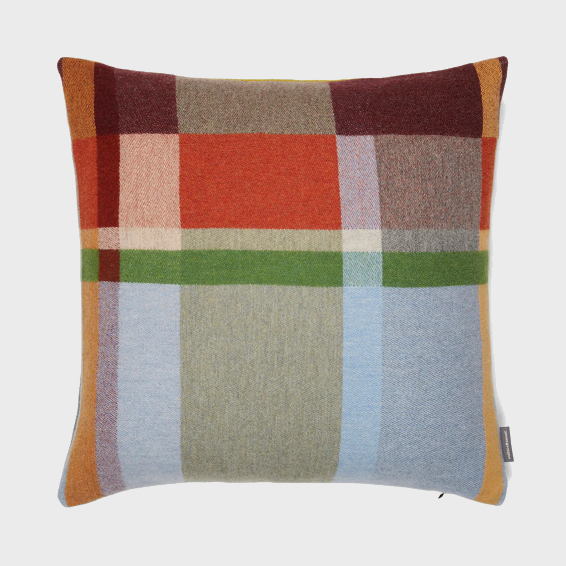 Lambswool Block Pillow w/ Down Insert