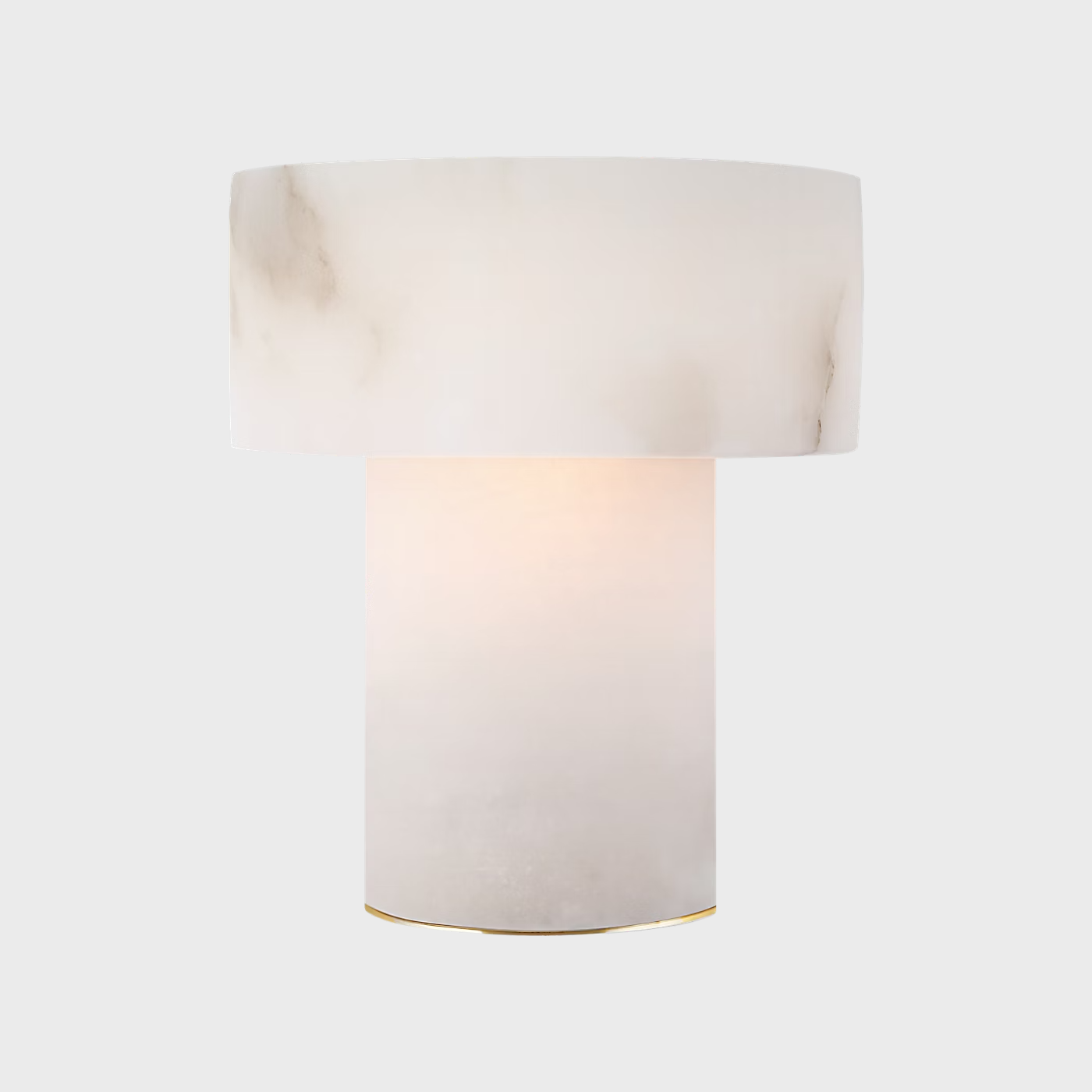 Una Rechargeable Accent Lamp in Alabaster