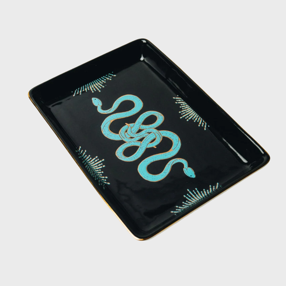 Golden Age Serpent Ceramic Tray