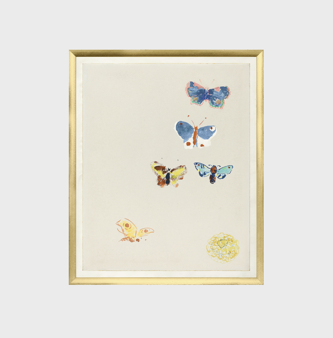 Collection Vintage - Papillon et Fleurs - Large