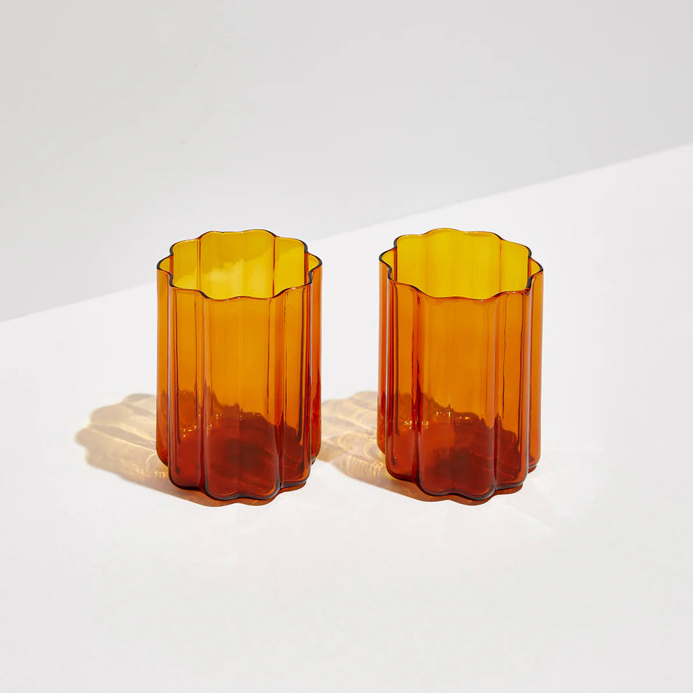 Wave Glass Set of 2
