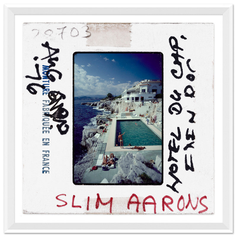 "Eden-Roc Pool - Slide," Slim Aarons, August 1, 1976