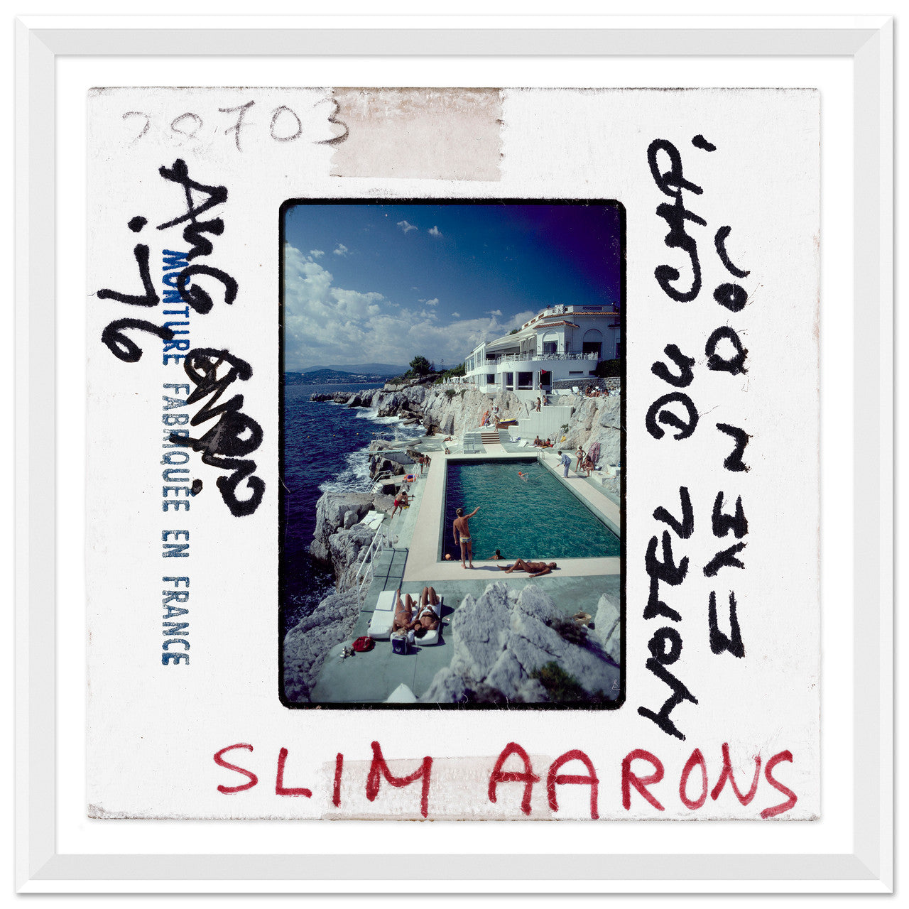 "Eden-Roc Pool - Slide," Slim Aarons, August 1, 1976