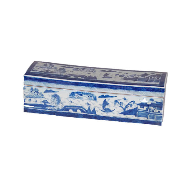 Blue and White Canton Box by Avala International
